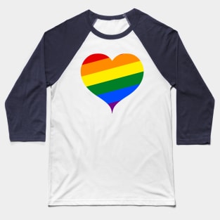 Gay Hearts Baseball T-Shirt